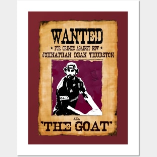 State of Origin - QUEENSLAND - Wanted Poster- JOHANATHAN THURSTON Posters and Art